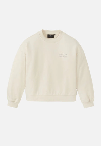 Sweat NERINE THE GOOD - blanc crème