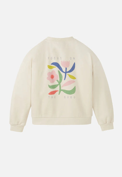 Sweat NERINE THE GOOD - blanc crème