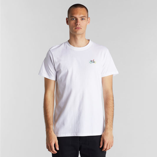 T-shirt Stockholm Bike White