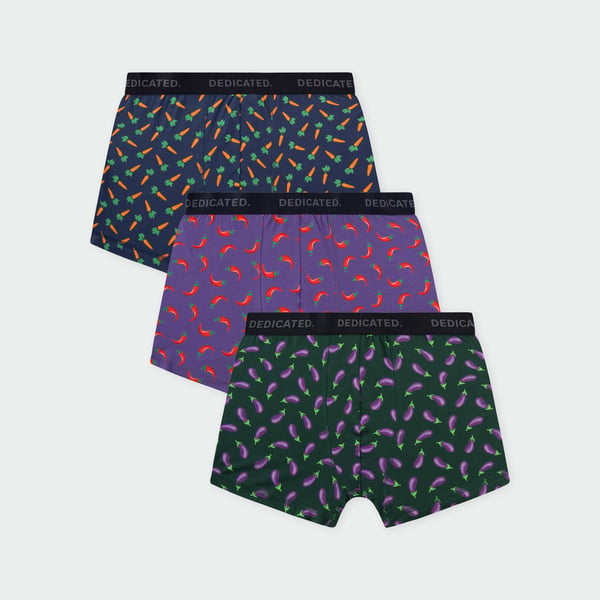 3 Pack - Boxers Kalix (gift box) - légumes