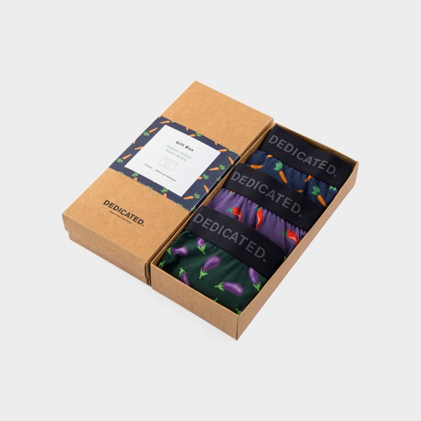 3 Pack - Boxers Kalix (gift box) - légumes