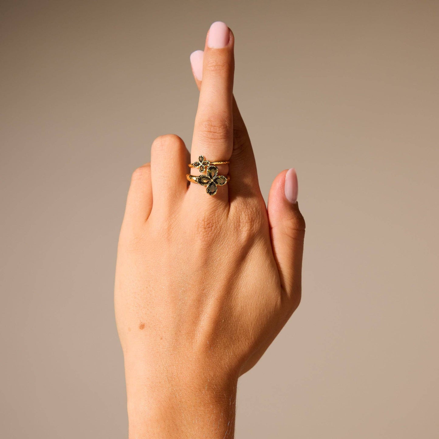 Fausta Mini Bague  | Bijou Cadeau en Or Imperméable