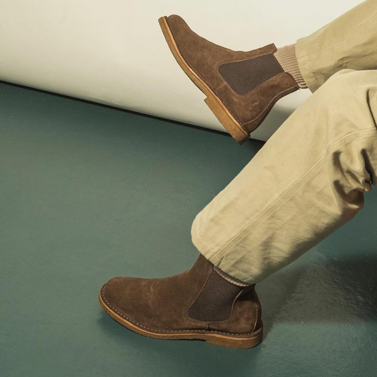 Chelsea Boots BITFLEX - dark kaki