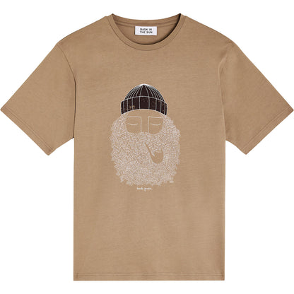 T-shirt SMOKING PIPE - Taupe
