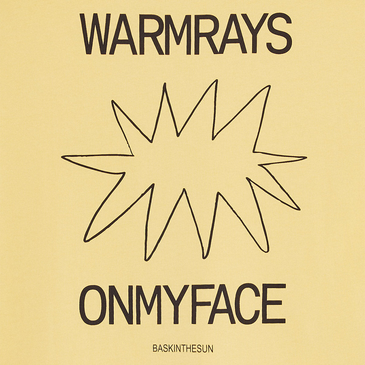 T-shirt WARMRAYS - Jaune pollen