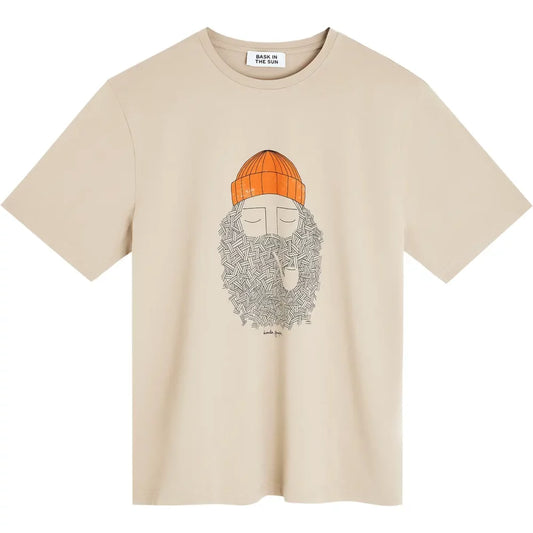 T-shirt SMOKING PIPE - Mineral (grège)