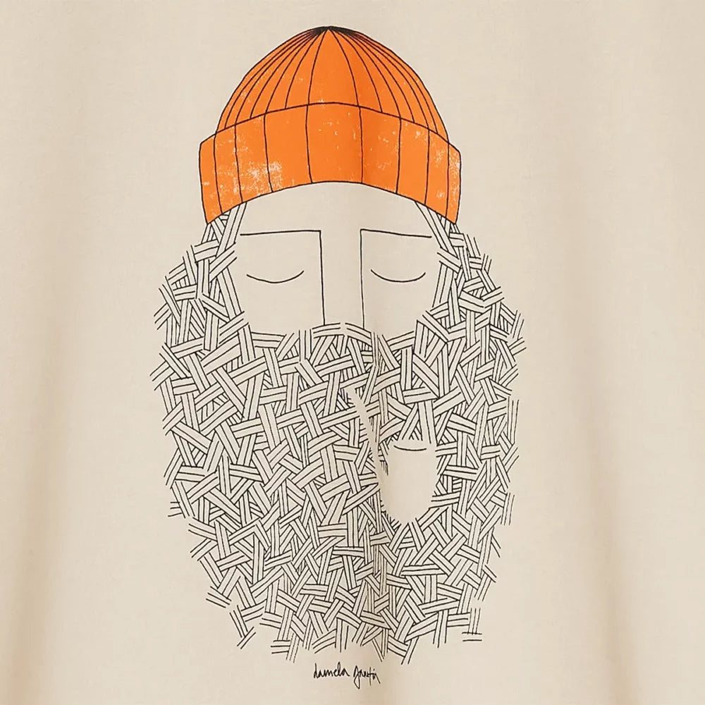 T-shirt SMOKING PIPE - Mineral (grège)