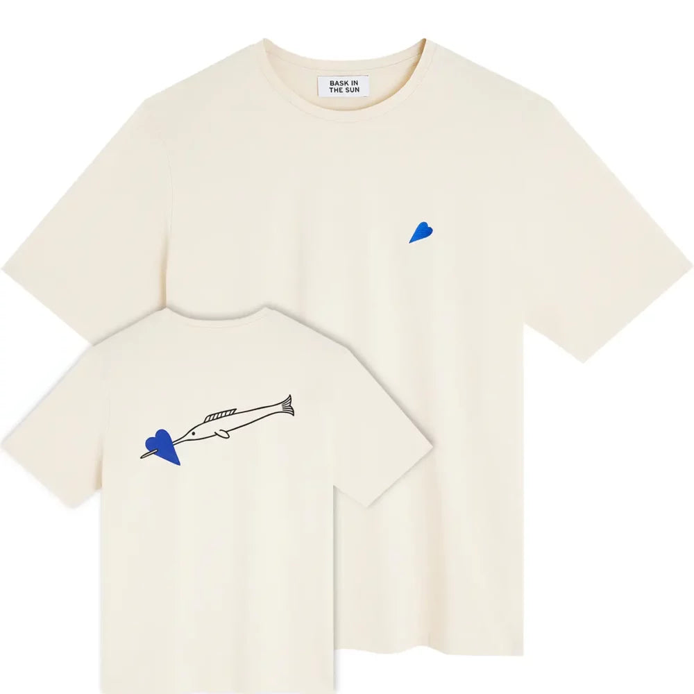 T-shirt HEART - Ivoire