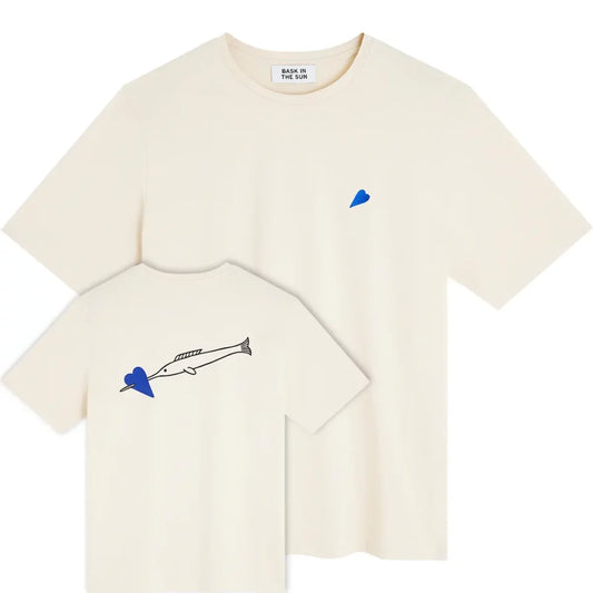 T-shirt HEART - Ivoire