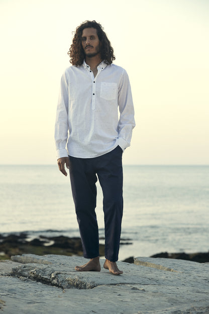 Chemise col tunisien NAHIA