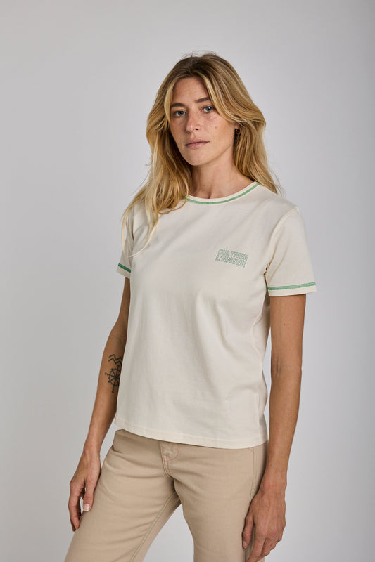 T-shirt CAMAÏEU - vert