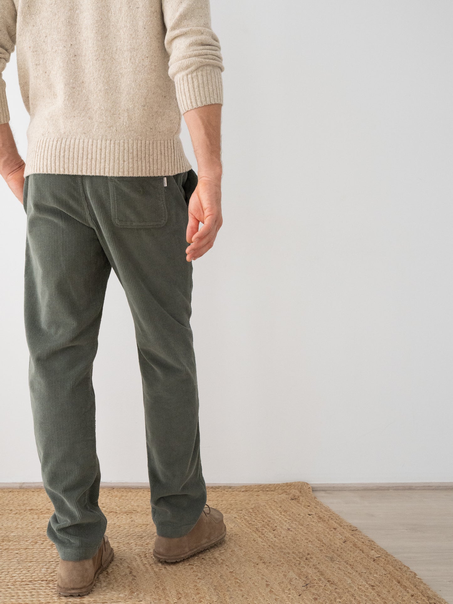 Pull en laine à col rond JURMY - beige