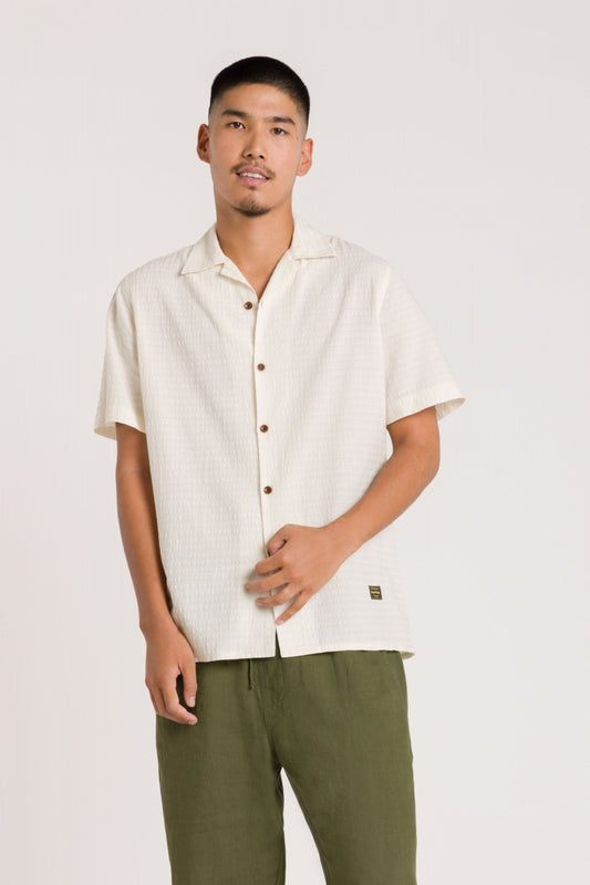 BALDER chemise à courtes manches écru