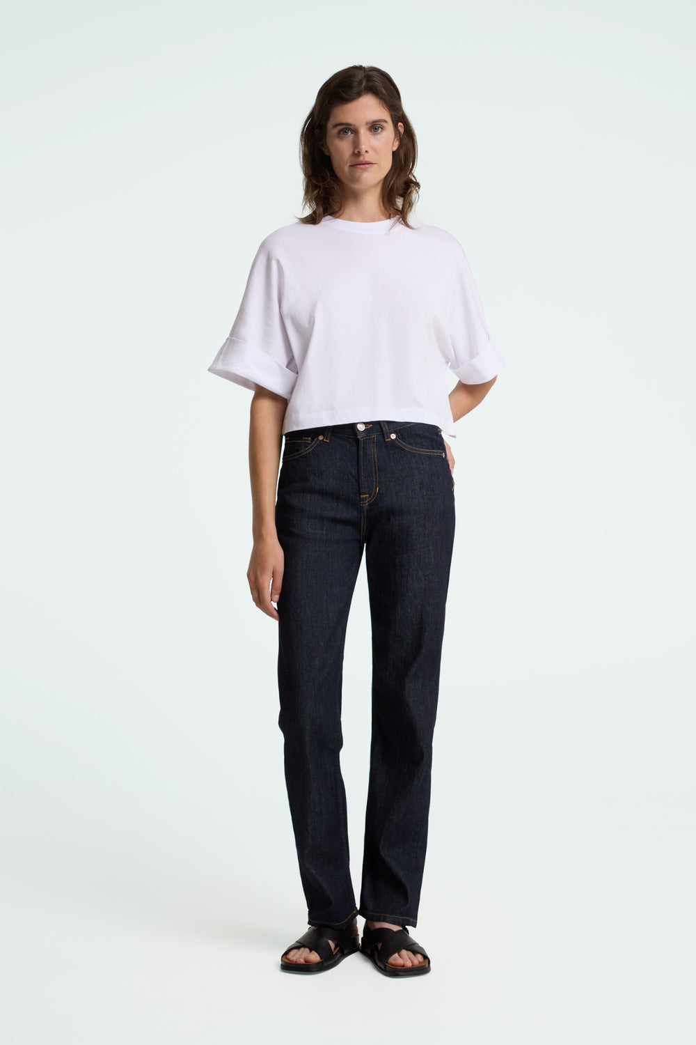 Jean INOE straight - Coton flex 9.5 rinse