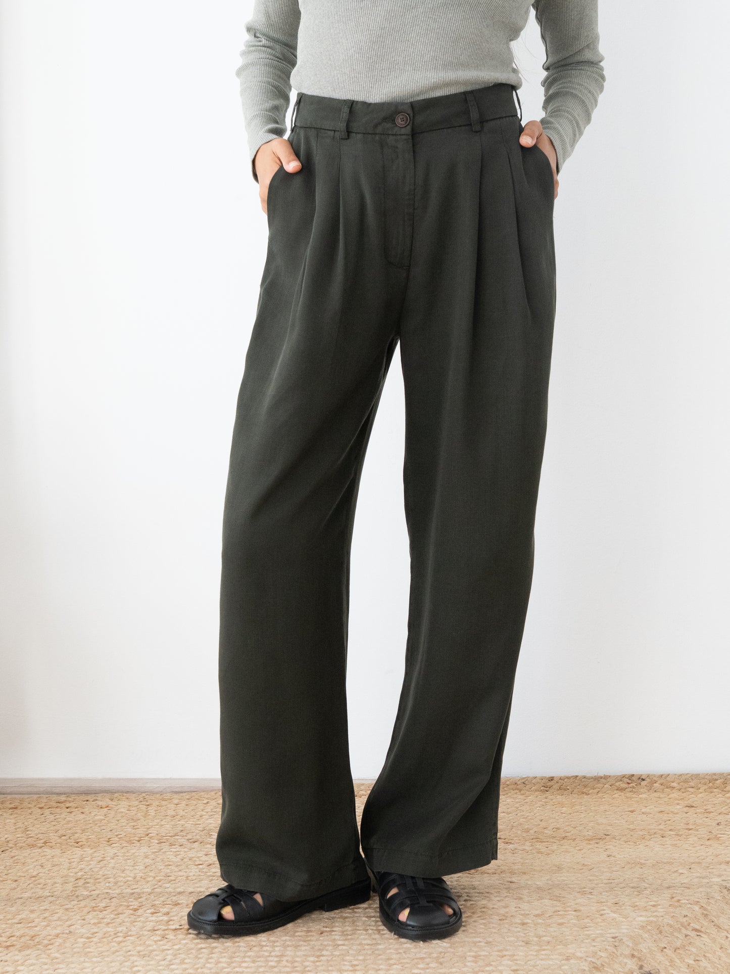 Pantalon MESQUIDA - Vert foncé