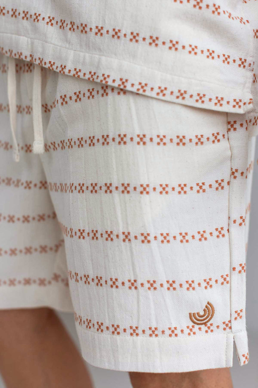 Short NEUBUKOW - écru jacquard