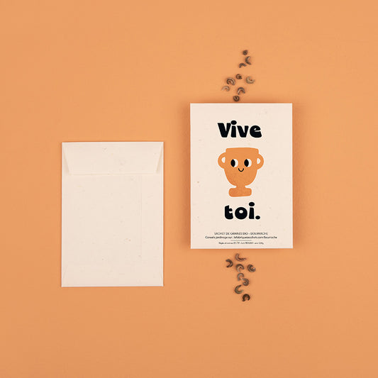 vive Toi ! - Sachet de graines de  gypsophile, BIO, reproductibles et mellifères