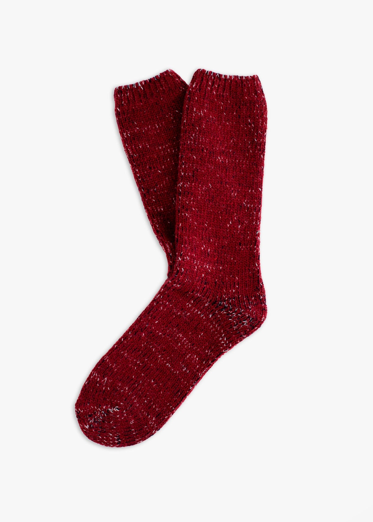Chaussettes en laine recyclée - Bordeaux