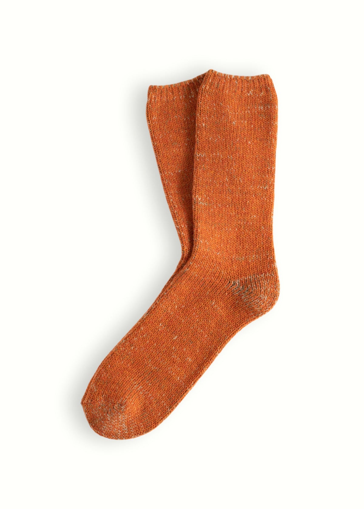 Chaussettes en laine recyclée - orange