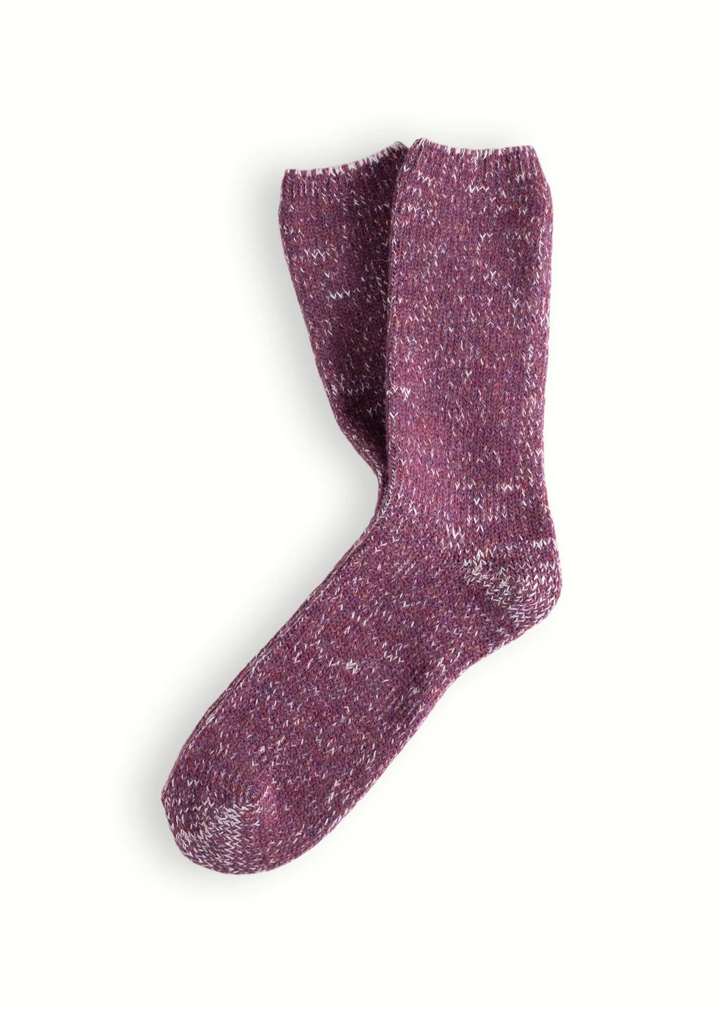 Chaussettes en laine recyclée - Purple