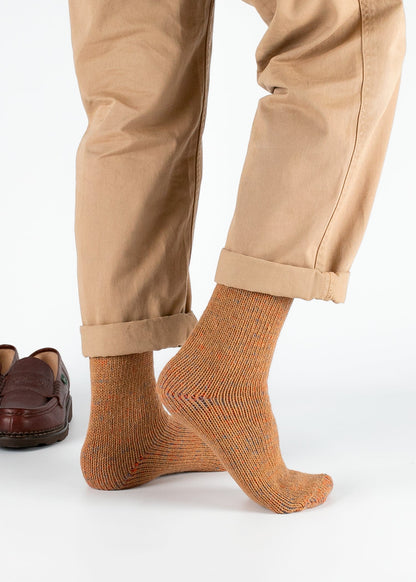 Chaussettes en laine recyclée - Sand
