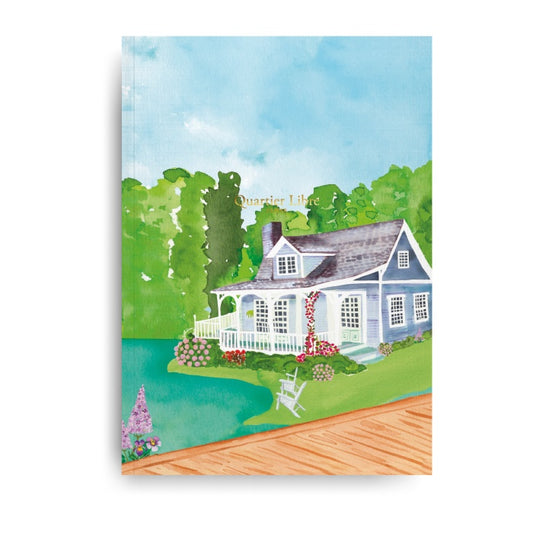 Carnet A5 - Maison près du lac