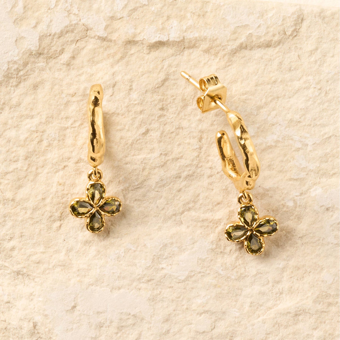 Boucles d'oreilles Fausta | Bijoux Or Cadeau Imperméable