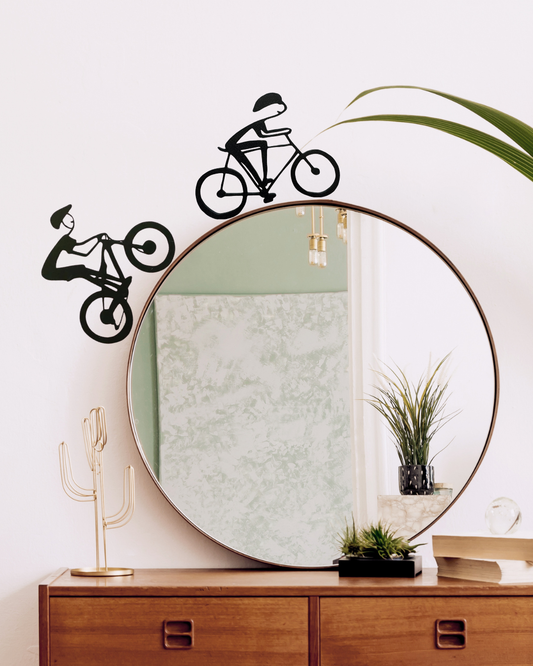 Décoration murale - Cyclistes