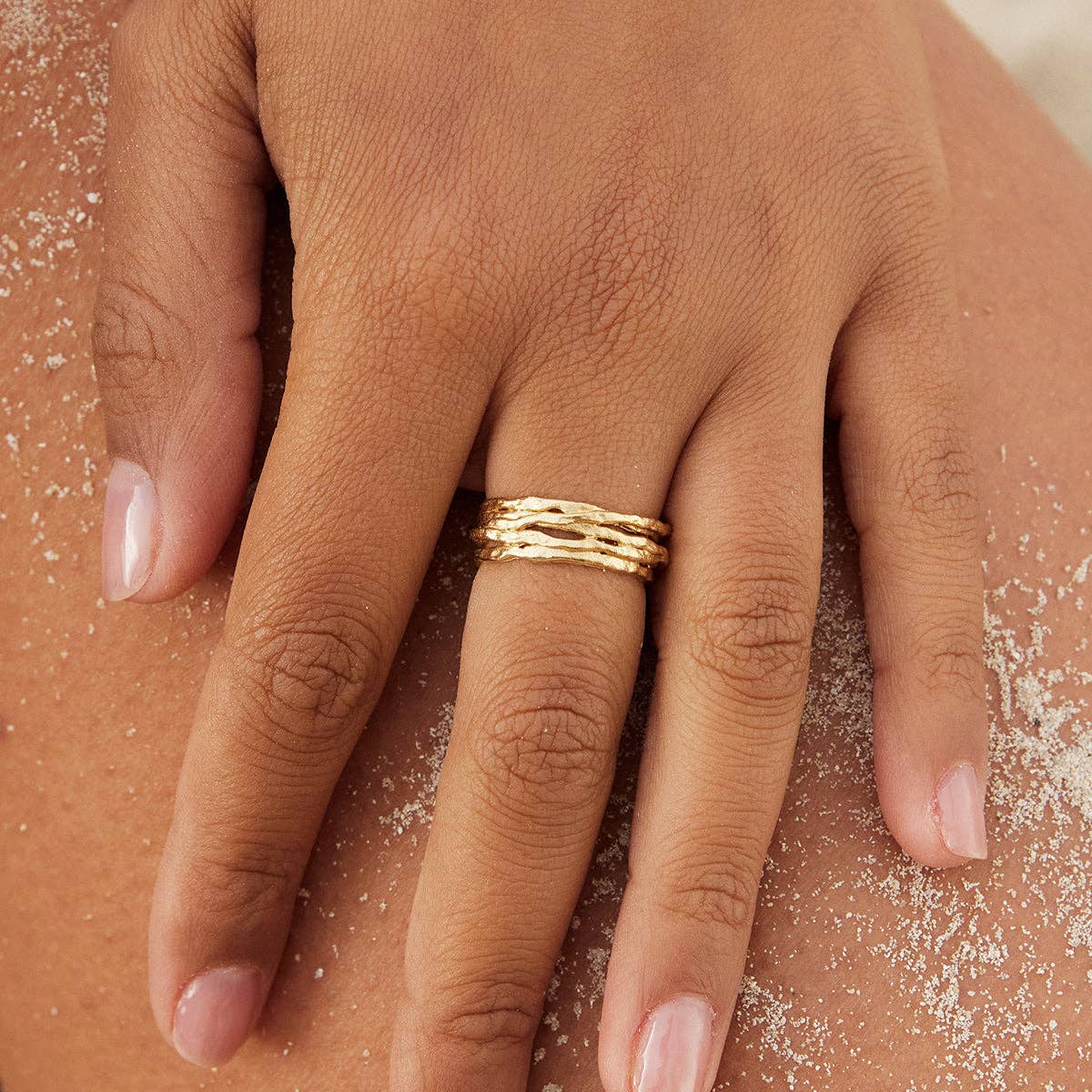 Bague Coral | Bijoux en or, cadeau, étanche