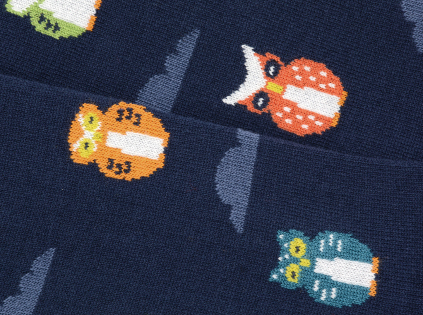Chaussettes  Hibou - Bleu marine