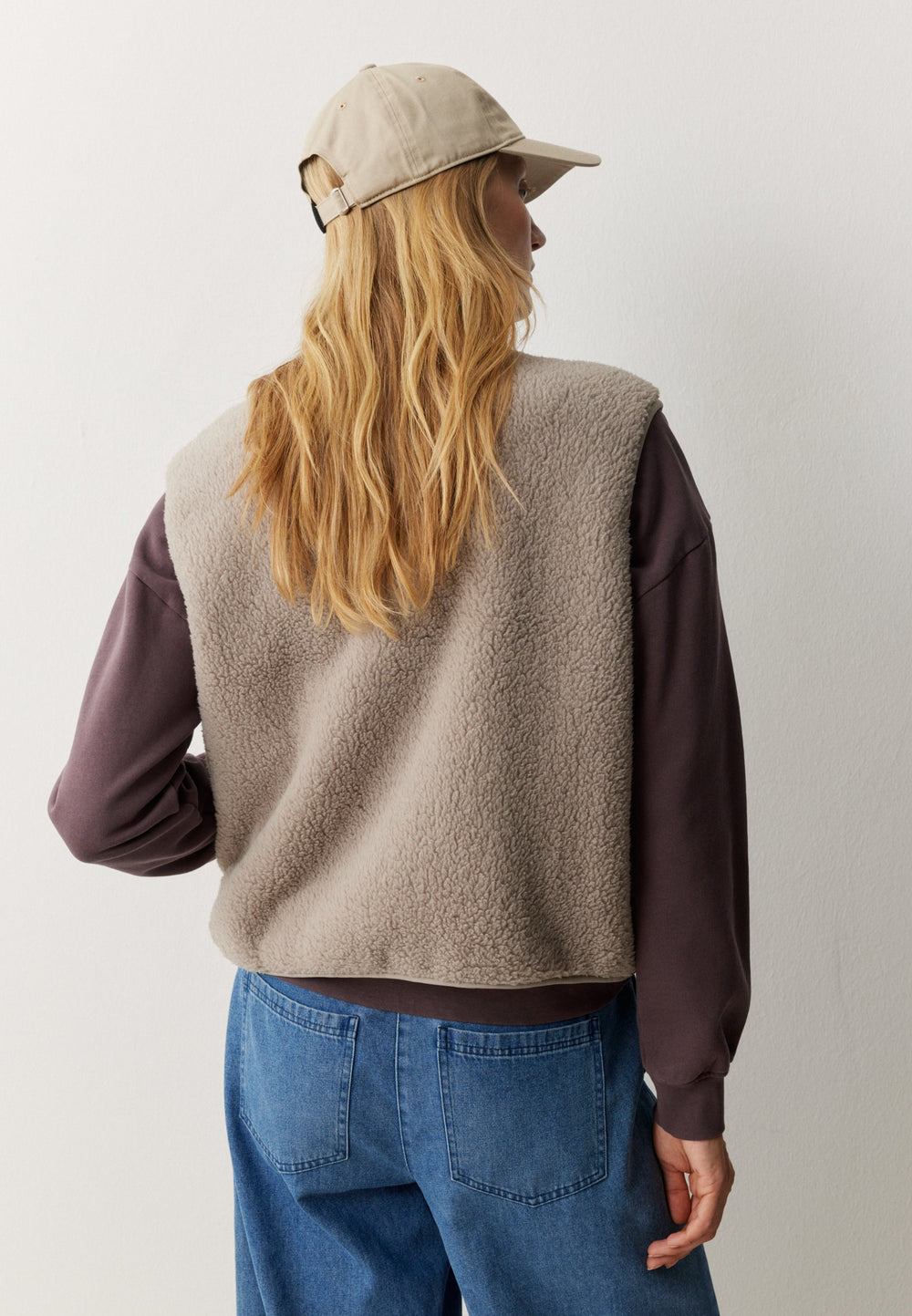 Veste teddy sans manches FARGESIA - 2 coloris disponibles