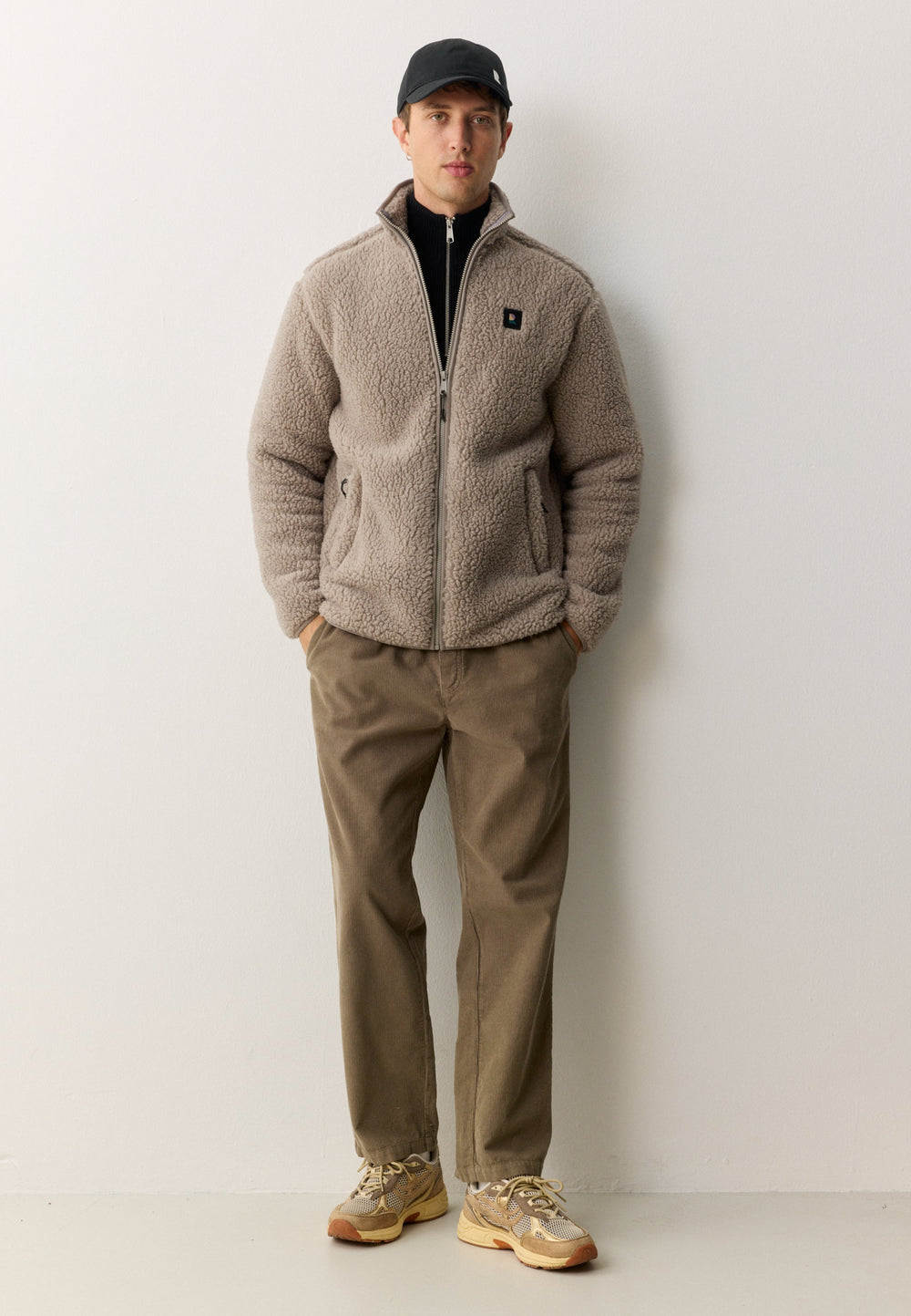 Veste teddy SPINDLE - Noisette