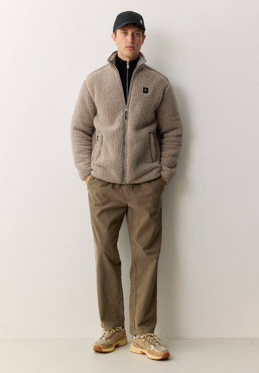 Veste teddy SPINDLE - Noisette