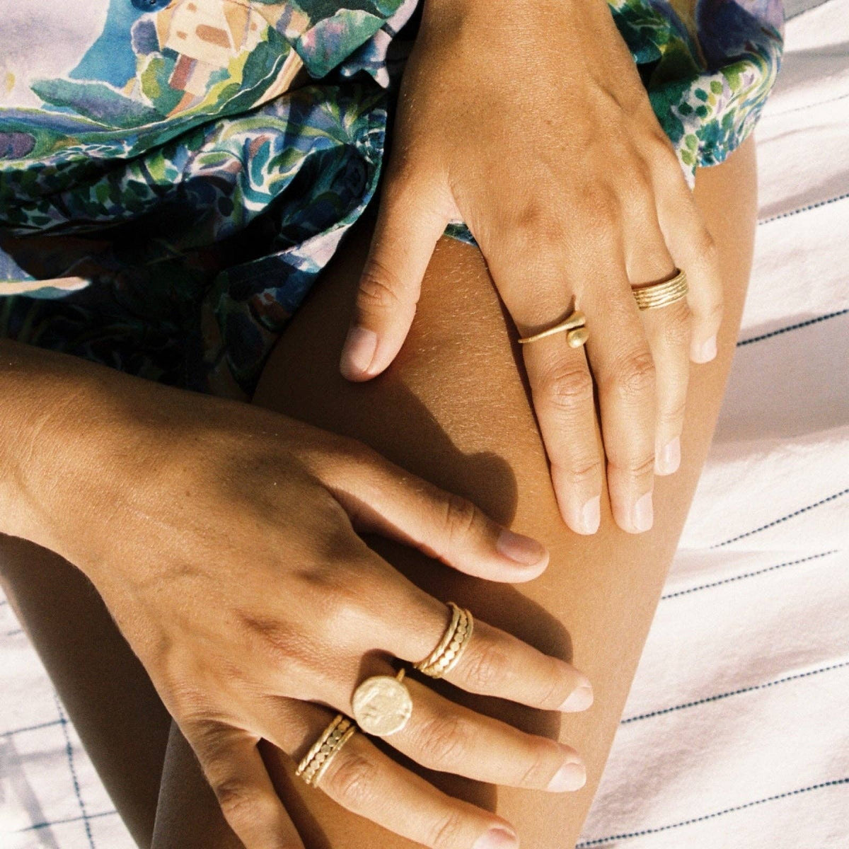 Bague Tyra | Bijoux dorés, cadeau imperméable