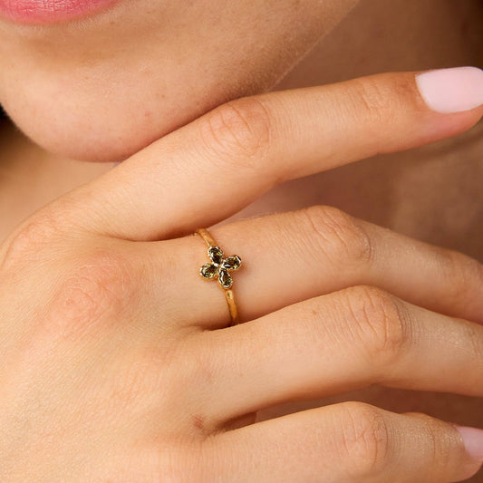 Fausta Mini Bague  | Bijou Cadeau en Or Imperméable
