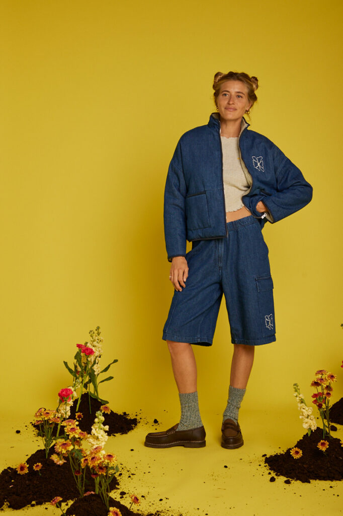 Veste SARCLÉE - Denim sherpa