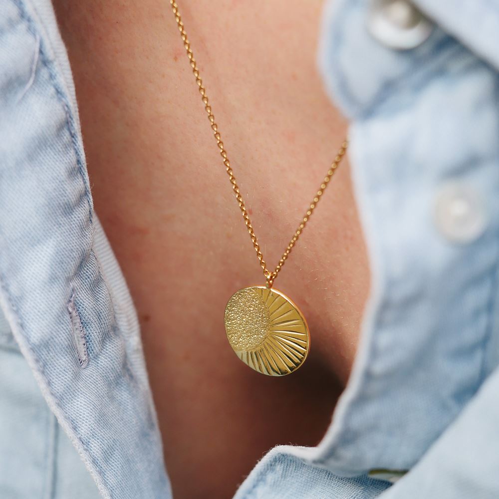 Collier L'équilibriste (plaqué or)
