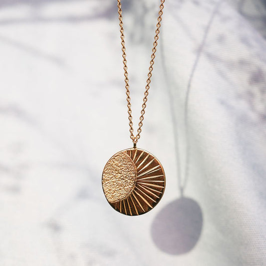 Collier L'équilibriste (plaqué or)