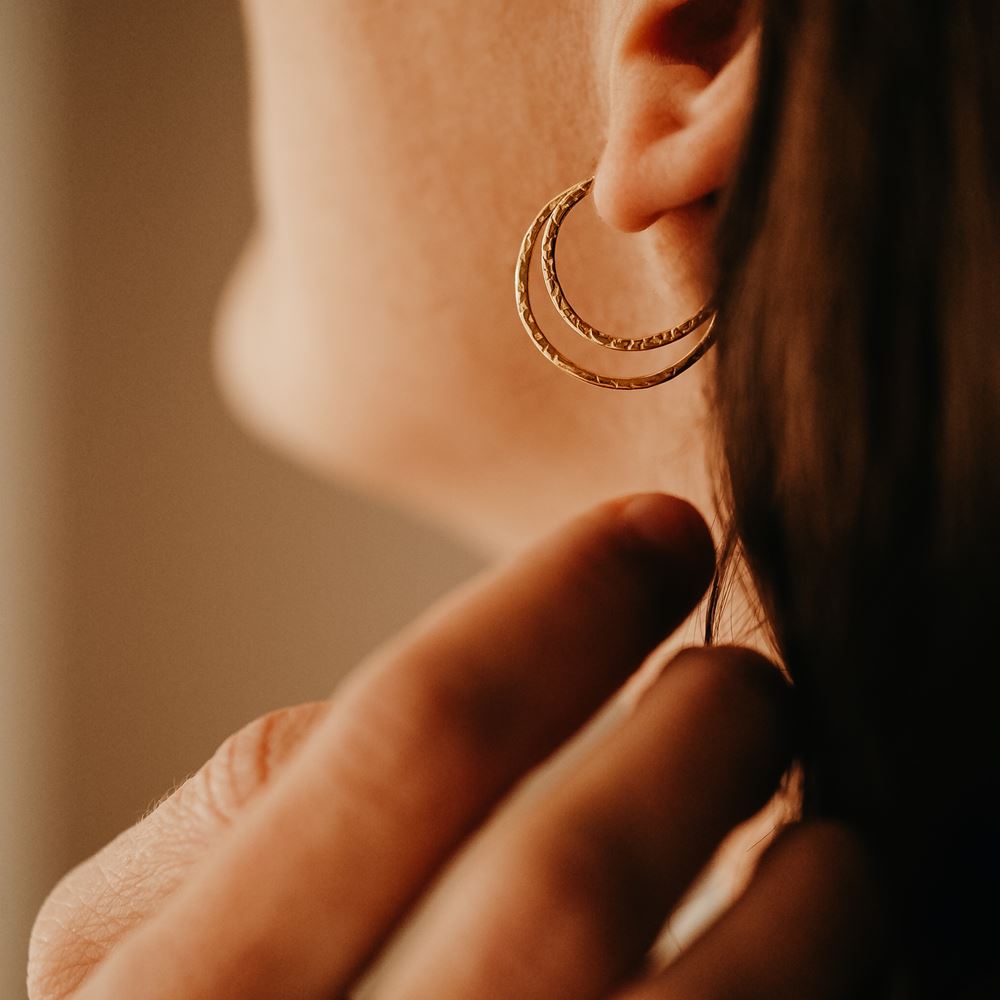 Boucles d'oreilles Célestine (argent 925)