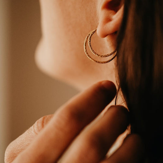 Boucles d'oreilles Célestine (argent 925)