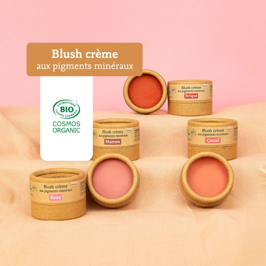 Blush crème aux pigments minéraux