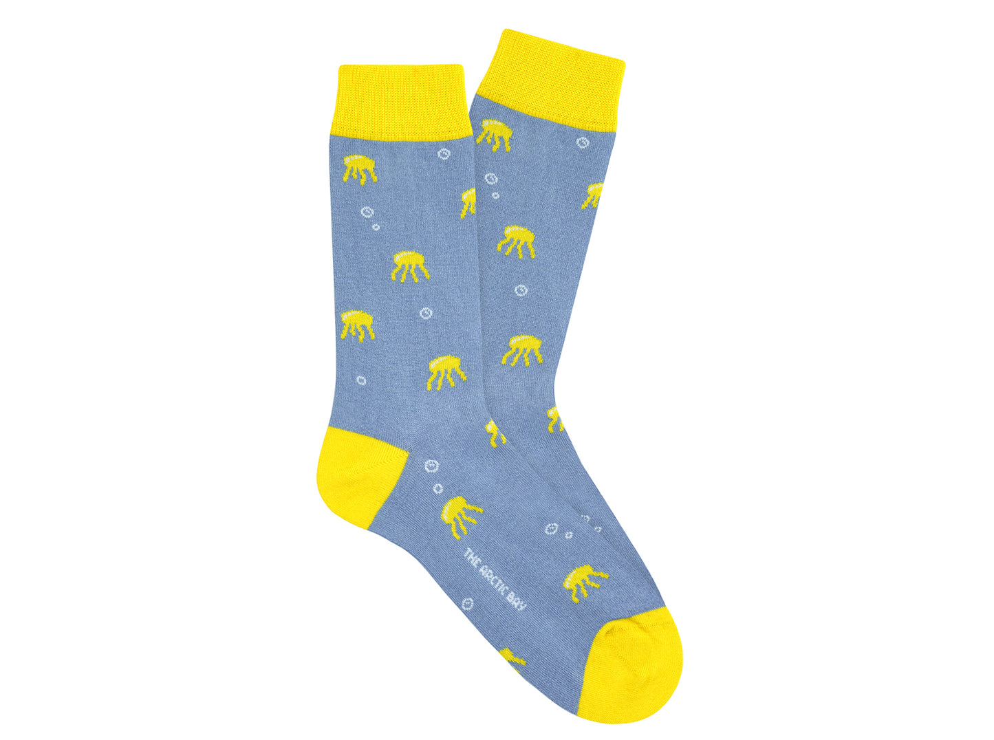 Chaussettes Méduse - Bleu ciel