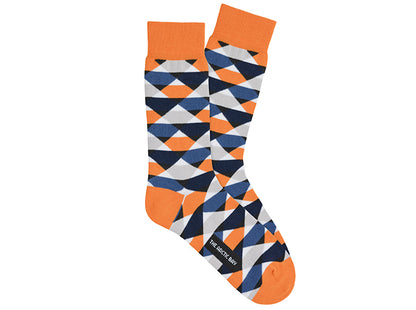 Chaussettes Mount Fuji - Orange