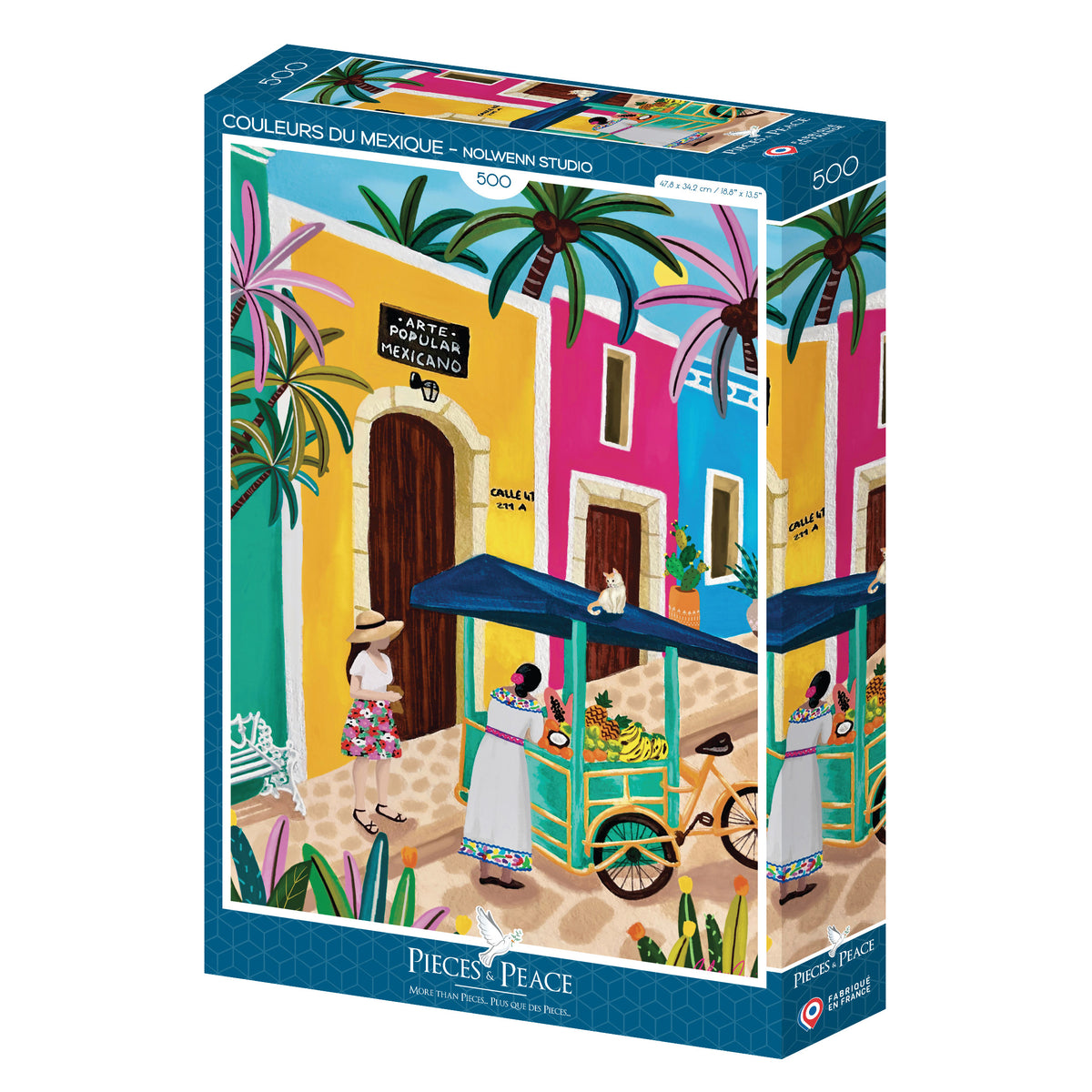 Puzzle 500 pièces - Couleurs du Mexique