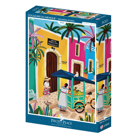 Puzzle 500 pièces - Couleurs du Mexique