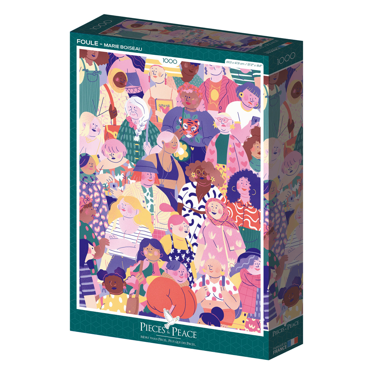 Puzzle 1000 pièces - Foule