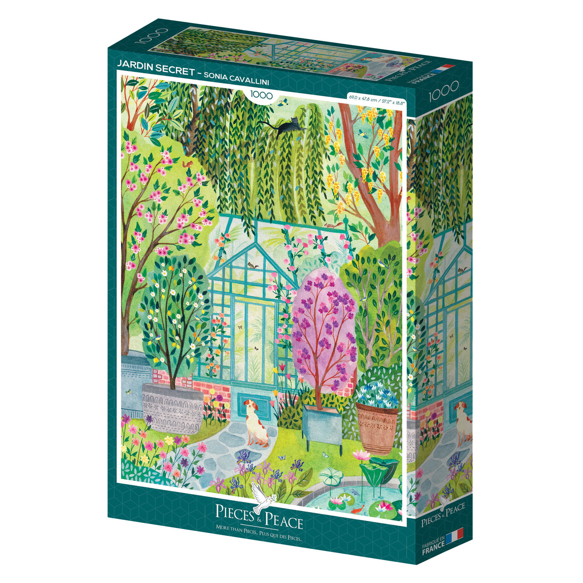 Puzzle 1000 pièces - Jardin Secret