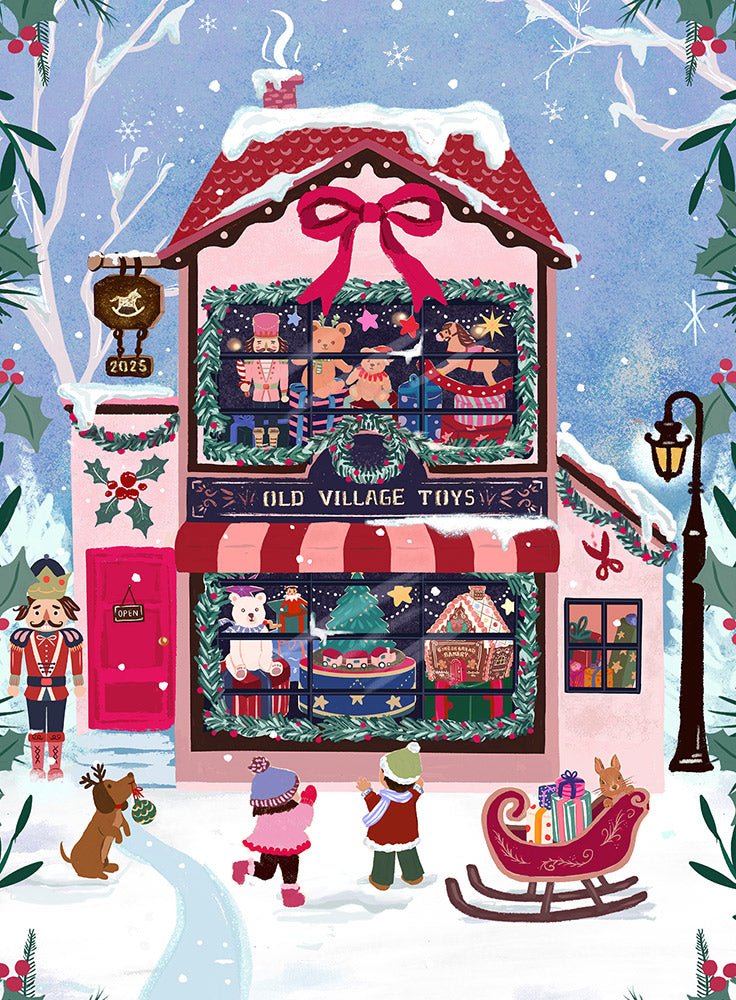 Mini puzzle 96 pièces - Old Village Toy shop