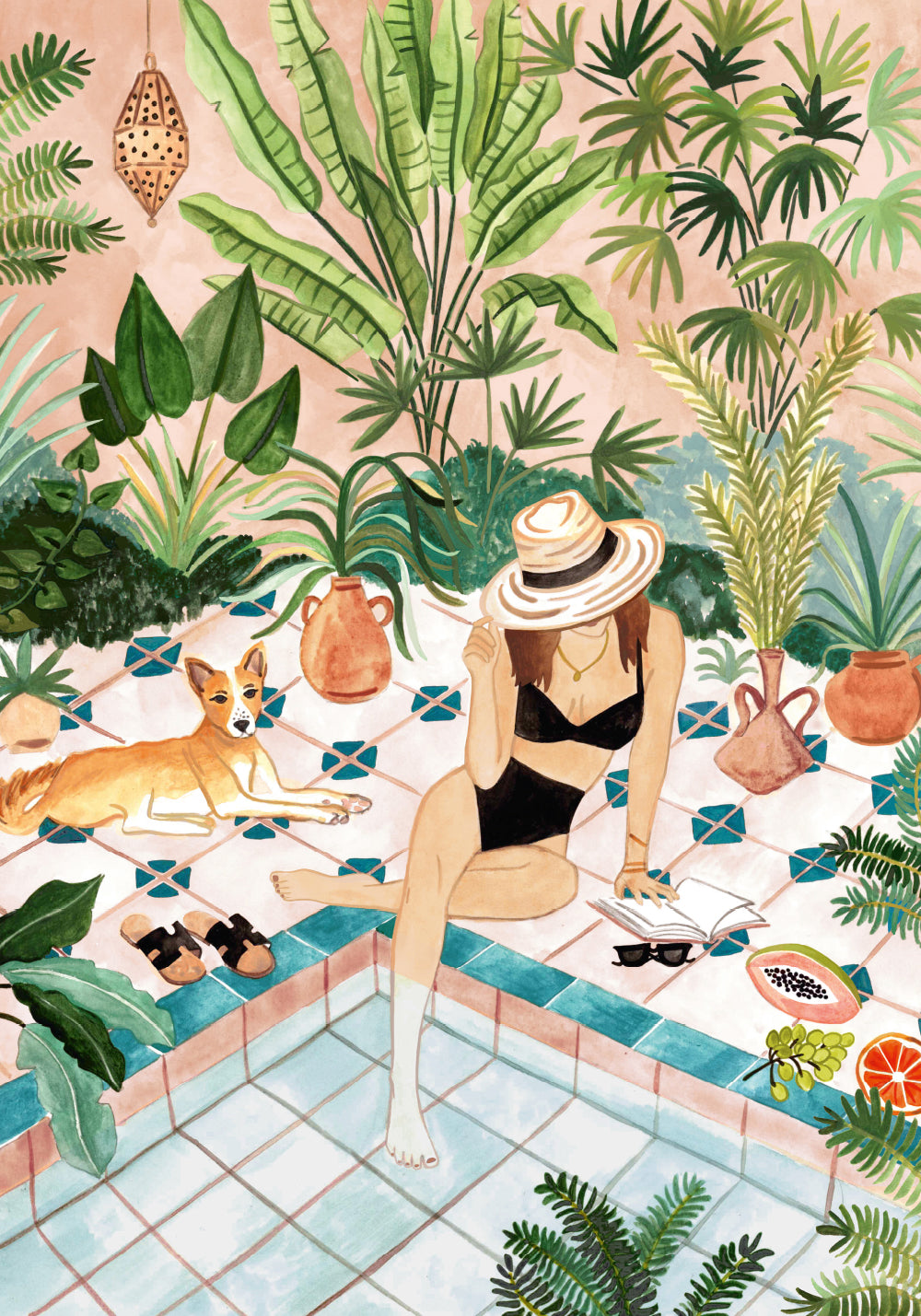 Puzzle 1000 pièces - Piscine marrocaine