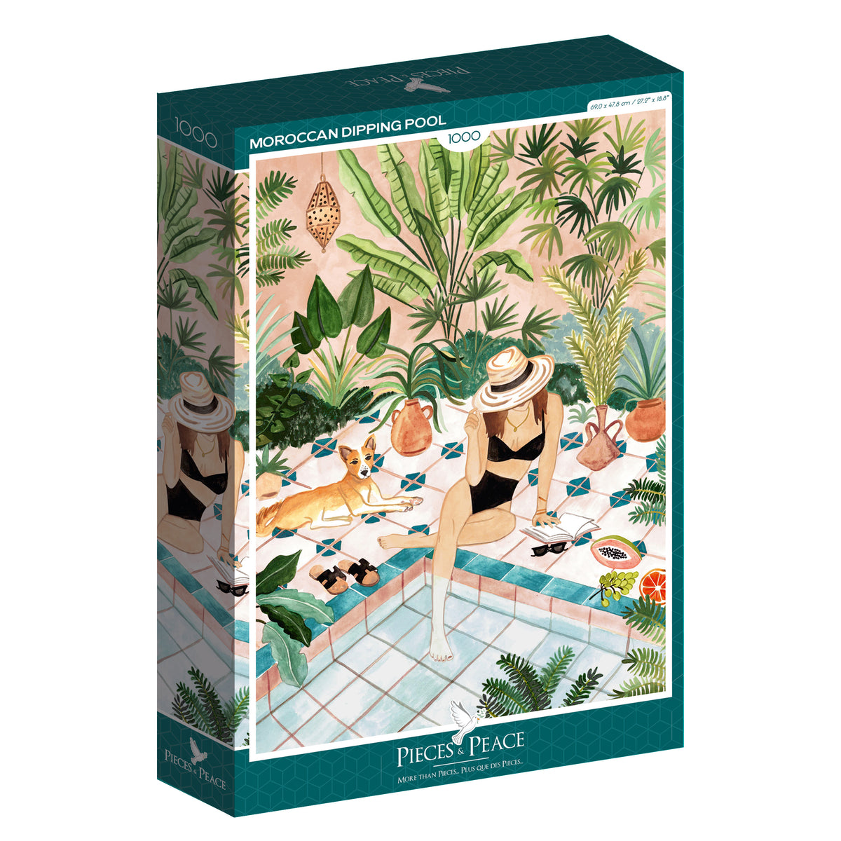 Puzzle 1000 pièces - Piscine marrocaine